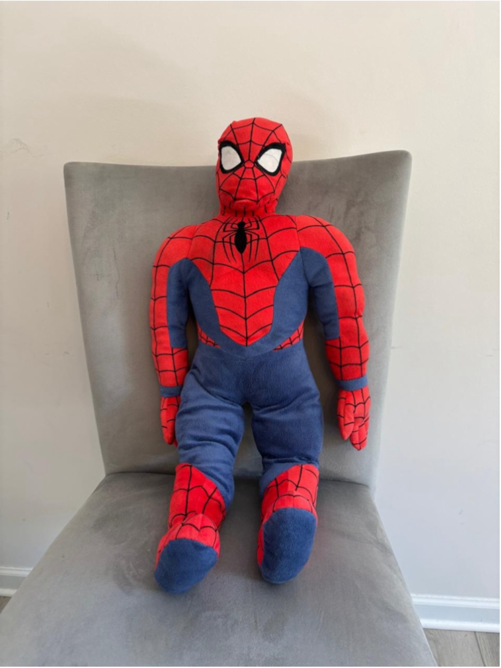 Boys Marvel Spider-Man Stuffed Animal Plush Toy One Size Red Blue #1026